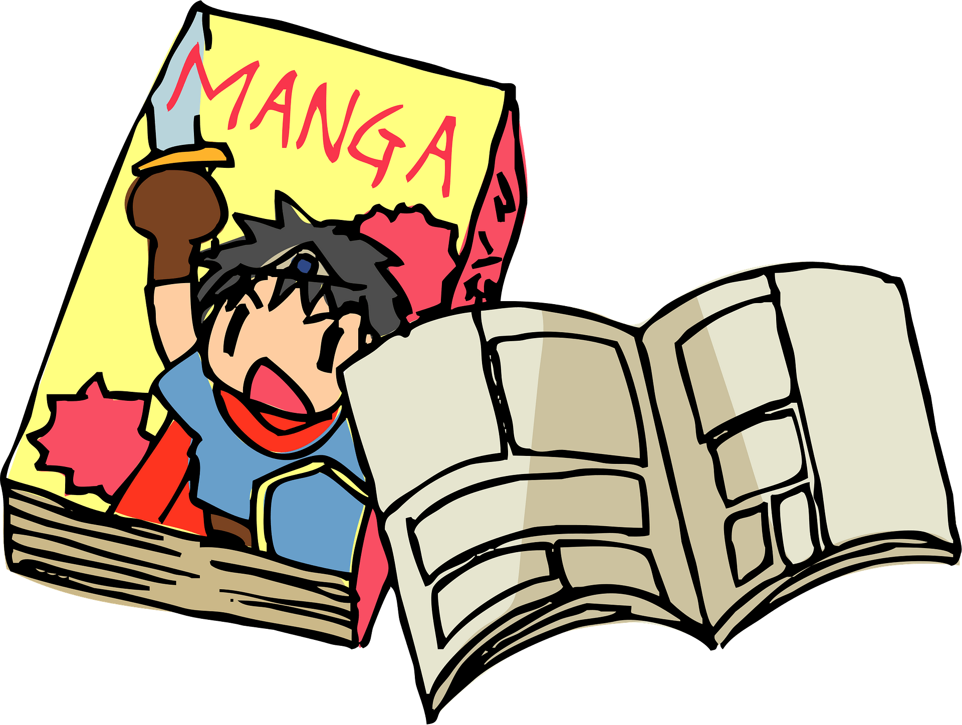 comic magazine clipart